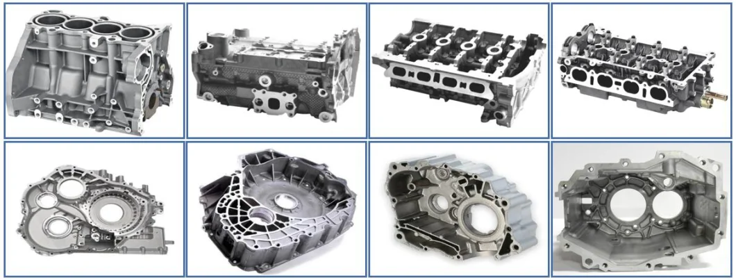 A380 Aluminum Alloy Die Casting Part Sand CAS Mold Cast and Low Pressure Castings